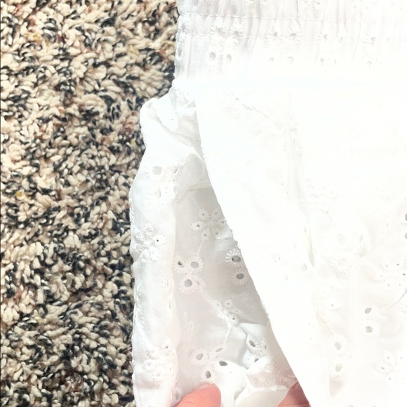 Wild Fable White Eyelet Buttoned Sleep Lounge Shorts Sheer Size XXL | NWT - Picture 5 of 8